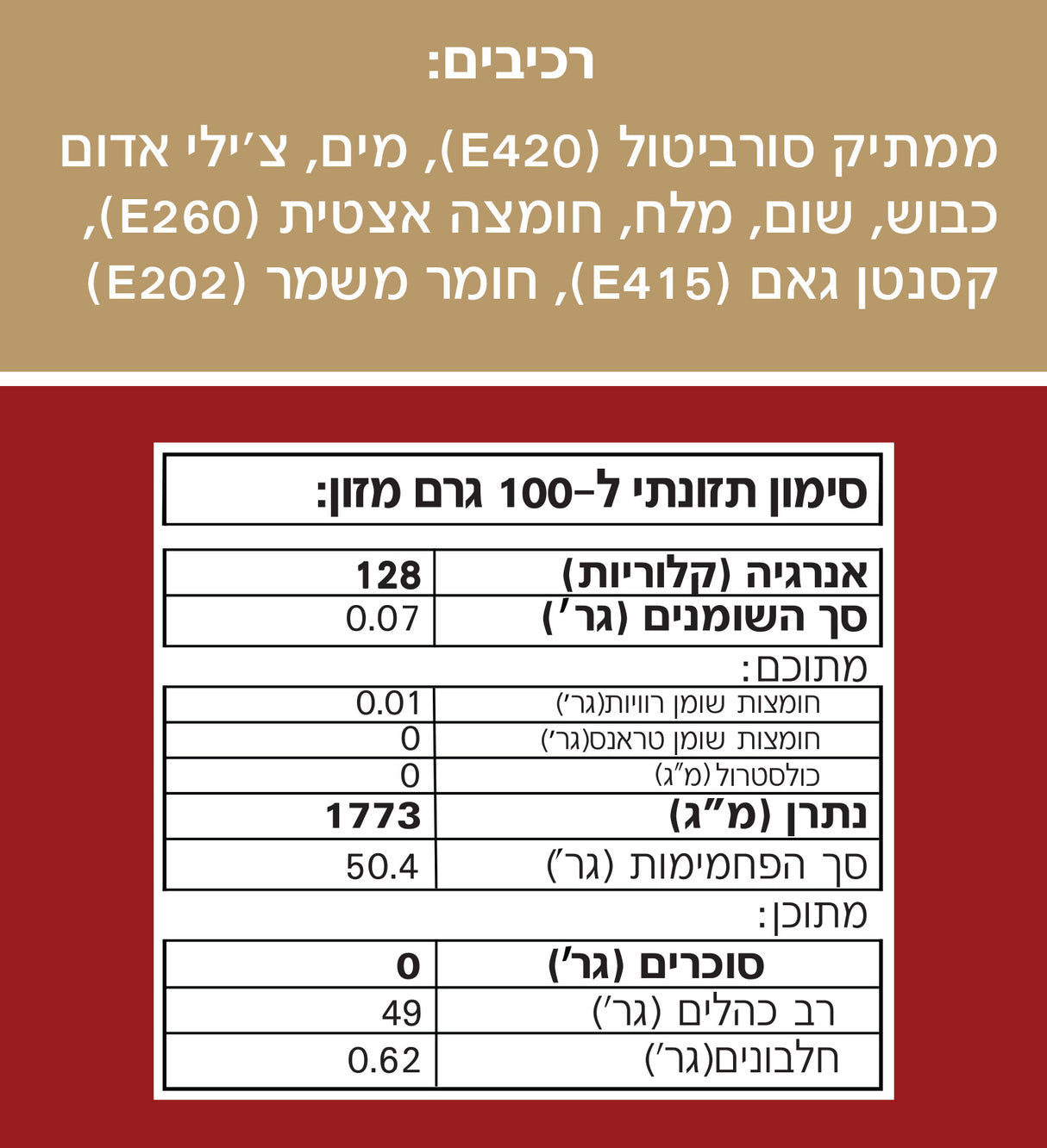 רוטב צ'ילי מתוק פיקנטי ללא תוספת סוכר וגלוטן 330 מ"ל