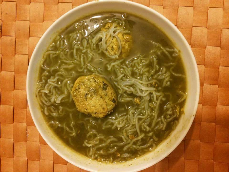 מרק תרד וסקיני פסטה