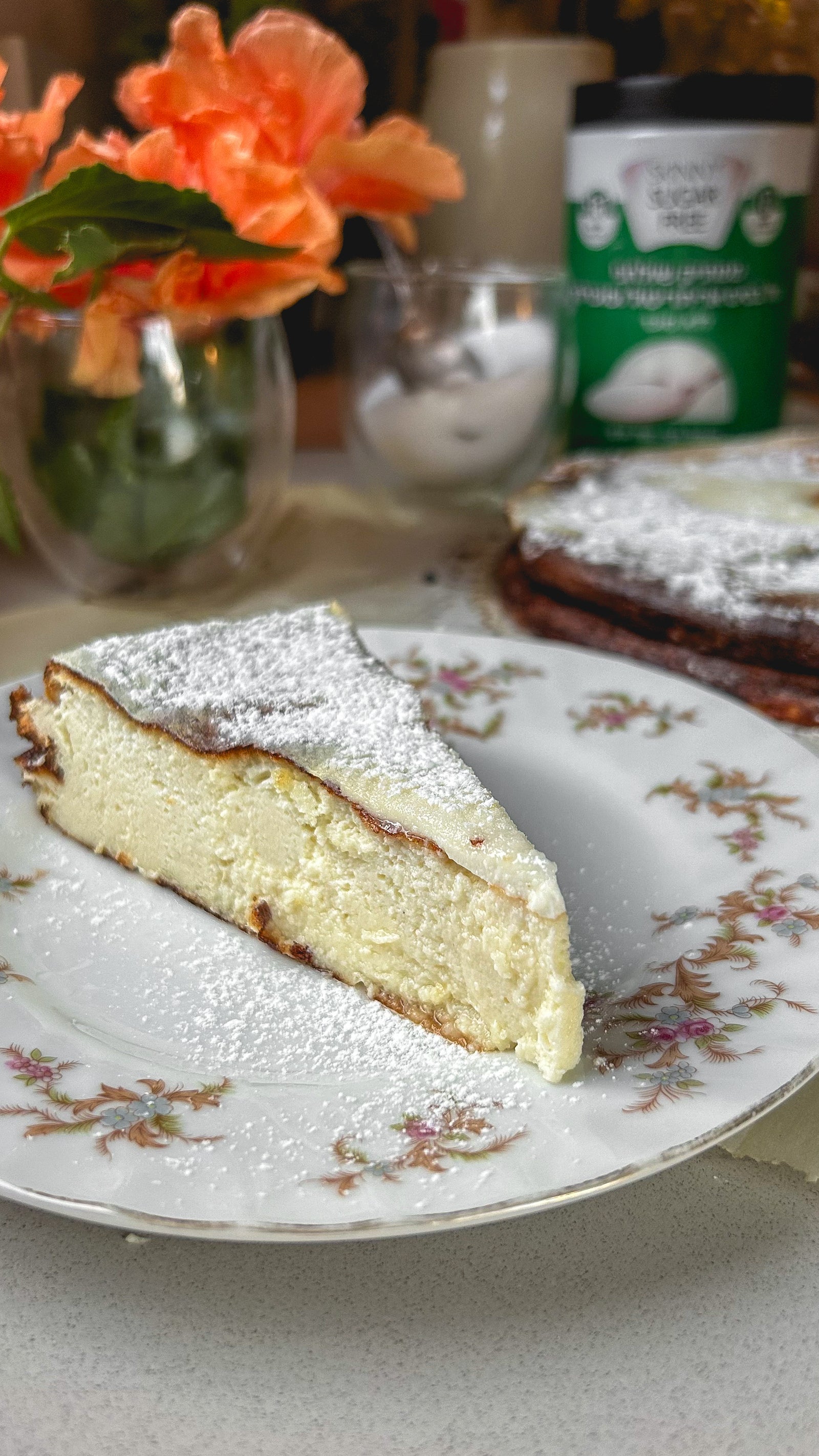 עוגת גבינה סקיני סוכר