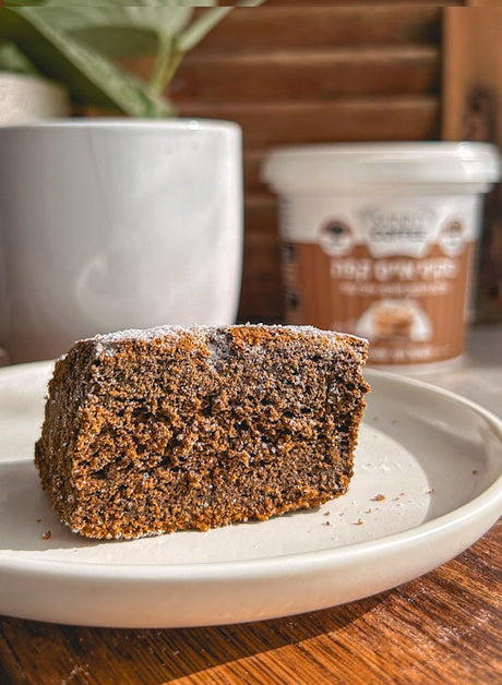 עוגת קפה פרווה מפנקת ללא סוכר וללא גלוטן