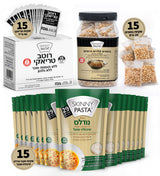 מארז 15 ארוחות סקיני שיבולת שועל בצורת נודלס עם טריאקי ובוטנים