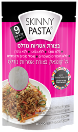 מארז 30 יח' סקיני פסטה קונג'אק בצורת נודלס (מחיר ליח' 8.9 ש"ח)