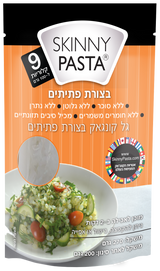 מארז 7 יחידות סקיני פסטה קונג'אק בצורת פתיתים (מחיר ליח' 11.2 ש"ח)
